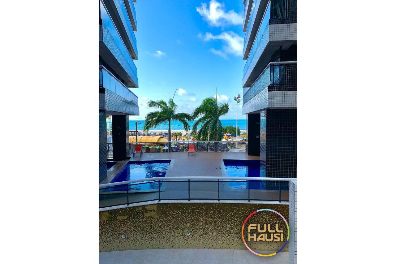 פורטאלזה Landscape Flat Charmoso Condominio Na Beira Mar מראה חיצוני תמונה