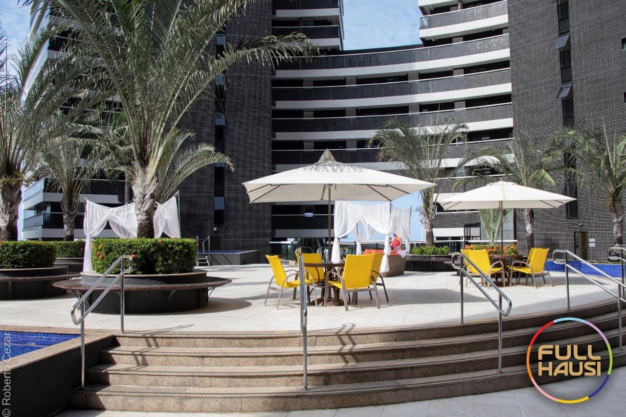 פורטאלזה Landscape Flat Charmoso Condominio Na Beira Mar מראה חיצוני תמונה